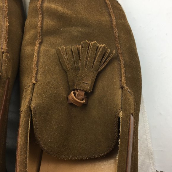 Salvatore Ferragamo Suede Tassel Loafers Size 10D main image 6